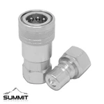 3/8 Iso 7241-b Quick Disconnect Hydraulic Coupler Set, 1/2 Sae Thread. Fixed Price $24.95.