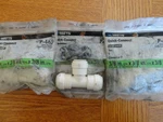 Lot Of 3 Watts 3/8" X Tee T Push Fit Quick To Connect Fitting Cts. Fixed Price $4.99.
