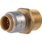 Sharkbite U116lfa Lead-free 200 Psi Brass Connector 1/2 Push X 3/4 Mpt Dia. In.. Fixed Price $13.87.