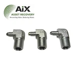 Lot Of 3 Parker 4-8ctx-s 90 Elbow Tube Fittings 1/4 Male Flare X 1/2 Npt Steel. Fixed Price $22.31.