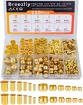 Brass Compression Fittings Assortment Kit - 6 Sizes For Fluids And Gases. Fixed Price $33.07.