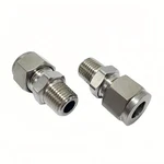 2 Pcs 304 Stainless Compression Fitting 3/8" Tube Od X 1/4" Npt Male Adapter. Fixed Price $18.90.