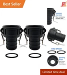 2pcs Camlock Fittings Polypropylene 2 Inch Type C Female Quick Connect Hose. Fixed Price $32.97.