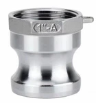 (ships Fast) 1" Type A Camlock 316 Stainless Steel Male Adapter X Female Npt. Fixed Price $10.95.