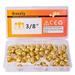 50pcs Tube Od 3/8" Brass Compression Sleeves Ferrulesbrass Fitting A. Fixed Price $14.92.