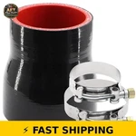 Tuolauthon Black Silicone Reducer Coupler With T-bolt Clamps. Fixed Price $34.99.