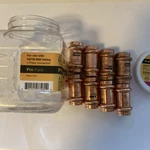 Viega 77480 1/2" X Coupling No Stop (lot Of 8) Bin18. Fixed Price $30.00.
