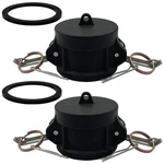 Bitotu 2pcs Camlock Fittings Poly Plastic Dc200 2" Type Dc Standard Couplings.... Fixed Price $32.25.