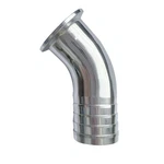 Pysrych 304 Stainless Steel Sanitary Hose Barb Fitting 2" Tri Clamp 64mm Ferr.... Fixed Price $22.67.