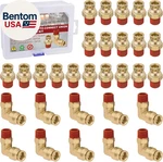 3/8 Quick Push To Connect Fittings Brass Male Straight And Elbow Combination Do. Fixed Price $86.71.