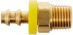 Weatherhead 10004b-104 Brass 1/4" Hose X Npt Pipe Rigid Push-on Fitting. Fixed Price $7.95.