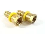 Dixon 2871014c Brass 7/8" Swivel 5/8" Barbed Hose Fitting Lot Of 2. Fixed Price $13.29.