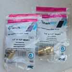 Sharkbite Adapter Fitting Brass 1/2 Mnpt Push-to-connect 2 Pack. Fixed Price $9.50.