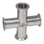 Hfs(r) 1.5" Tri Clamp 4 Way Cross Sanitary Fitting 304 Stainless Steel. Fixed Price $33.24.