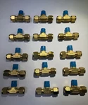 15 - Swagelok B-600-3ttm Brass Tee 3/8in Compression X 1/4in Mnpt Branch. Fixed Price $150.00.