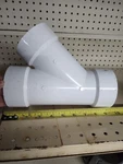 3" Hub Pvc Single Dwv Pipe Wye 45 Degree White X Slip/socket New. Fixed Price $3.88.