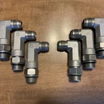 Lot Of 6 Parker 10-10 Long Male Triple-lok 37 90 Elbow New. Fixed Price $125.00.