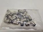 Bag Of (10) New! Aignep 1/4"-1/4" Swift Fit Male Push Elbows 8711000006. Fixed Price $24.95.