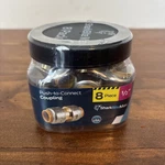 8-pack Sharkbite / Shark Bite Max Push To Connect 1/2 Inch Couplings Ur008j8. Fixed Price $42.00.