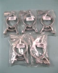 Lot (5) 2" Dixon Stainless Steel Scc 13mhhm-q200 Tri-clamp Squeeze Clamp New E9. Fixed Price $49.00.