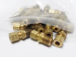 12 Weatherhead 681x4x4 Brass 1/4" Tube Od X Mnpt Selfalign Male Connector. Fixed Price $15.99.