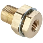 Parker 207acbh-2 Anchor Coupling, Brass, 1/8",fnpt X Mnpt 13y865. Fixed Price $19.81.