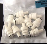 Cpc Colder Hfcd22635 3/8 Hose Barb Valved In-line Coupling Insert New 10 Inserts. Fixed Price $94.99.