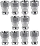 (10 Pack) 1/2" Aluminum Type A Camlock Female Npt Thread X Male Adapter. Fixed Price $39.95.
