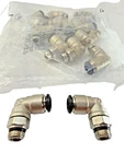 12qty Aignep 50111n-10 1/4 In. Push-to-connect Swivel Male Elbow Swiftfit. Fixed Price $57.00.