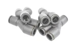 Legris Connectic 3140-10-00 10mm Plastic Tube Union Y, Black ( Lot Of 4 ). Fixed Price $39.99.
