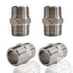 4pcs 3/4" X Npt Male Hex Nipple Pipe Fittings, 304 Stainless Steel 3/4 Inch. Fixed Price $23.01.