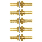 Joywayus 1/4" Hose Barb Thru-bulk Head Hex Union Brass Fitting With Flat Washer. Fixed Price $19.01.