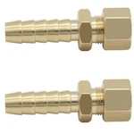 Ysil 2pcs Compression Fitting 3/8" Tube Od To 5/16" X Barb. Fixed Price $22.70.
