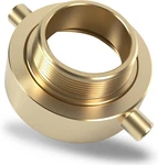 Happy Tree 2-1/2" Nh/nst Female X 2" Npt Male Brass Swivel Adapter Fire Hos. Fixed Price $66.95.