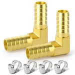 Gasher 2 Pieces Brass Hose Barb Reducer, 1/2 Inch To Id 90 Degr.... Fixed Price $12.76.