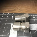 Parker Sh4-63 Series 60 Female Pipe Coupler Nipple 1/2"(la40v) Lot Of 2. Fixed Price $33.99.