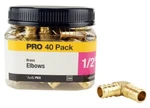 New Apollo Apxe1240jr Tub (40) Pex 1/2" Inch 90 Elbows Brass Barb Crimp. Fixed Price $39.99.