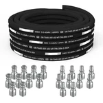 100 Ft 2wire 1/2 Inch Hydraulic Hose With 10 Jic 37 + Nptf Fittings 6090.... Fixed Price $367.44.