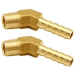 Joywayus Brass Hose Fitting, 45 Degree Elbow, 1/4" 1/8 Npt Male-1/4" Barb. Fixed Price $16.31.