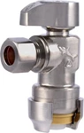 Sharkbite 1/2 X 3/8 Inch Compression Dual Outlet Angle Stop Valve, Quarter Turn,. Fixed Price $20.99.