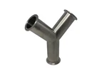 Westco Sanitary 1.5" 135 Y W/ All Clamp Ends. Fixed Price $46.93.
