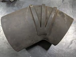 Nos Rubber Air Intake 8" X 7" Reducing Specialty Elbow 63hl80r70. Fixed Price $90.00.