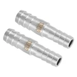 Uxcell 2pcs 1/2" To 3/8" Hose Barb Reducer Pipe Fitting, 1/2 3/8, Silver. Fixed Price $13.85.