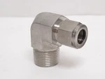 191184 New-no Box; Brennan N2501-08-12ss Air Elbow; 90deg; Ss-316; 1/2" Tube X 3. Fixed Price $13.62.