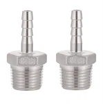 Happyreise Stainless Steel Hose Barb 1/4" To 1/2" Npt,. Fixed Price $15.86.