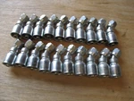 20 Pk Eaton Hydraulic Fittings Fj3249-0606s 3/8" 100r5 Female 37 Jic Swivel 45. Fixed Price $60.00.