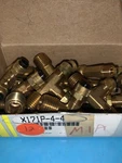 Parker Watts 171p-4-4 Brass Compression Fittings Lot Of 12. Fixed Price $99.00.