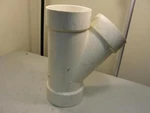 204828 Old-stock; Nibco K091050 Pvc Y Fitting; 45 Degree; 4" Nominal Size. Fixed Price $50.36.