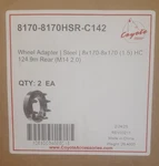 Coyote Wheel Spacers Adapter- Steel-8x170 To 8x170. Product# 8170-8170hsr-c142. Fixed Price $29.95.