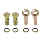 Rrina 2 Sets M12 Banjo Hose Barb Bolt Fittings M12x1.25, Silver. Fixed Price $14.19.